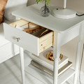 BLÄSTÅSEN Bedside table, white, 50x37x76 cm