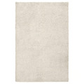 ÄRENDE Rug, high pile, off-white, 120x180 cm