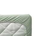 LEANDER Sheet for baby cot 2 pcs, Sage Green