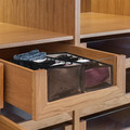 9-Compartment Underwear Organizer, black