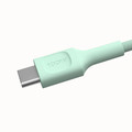 GREEN CELL Cable USB-C-USB-C PowerStream 100W, braid, 1.2m, green