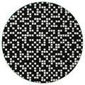 BRÄNNBOLL Gaming rug, black, 195 cm