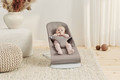 BABYBJÖRN Bouncer Bliss Woven, Petal quilt Light grey frame