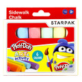 Starpak Sidewalk Chalk 6 Colours Play-Doh