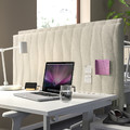 MITTZON Acoustic screen for desk, Gunnared beige, 125x72 cm