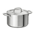 IKEA 365+ Pot with lid, stainless steel, 5.0 l