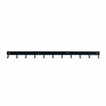 Rack with Hooks 80, black