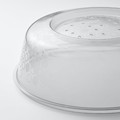 PRICKIG Microwave lid, grey blue, 26 cm