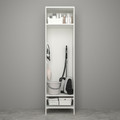 ENHET Storage combination, white/pale grey-green, 60x62x210 cm