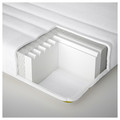 UNDERLIG Foam mattress for junior bed, white, 70x160 cm