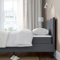 SÄBÖVIK Divan bed, Vissle grey, 140x200 cm
