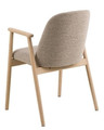 Dining Chair Leo, beige/oak
