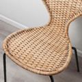ÄLVSTA Chair, handmade rattan/Sefast black