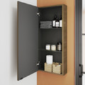 GoodHome Bathroom Cabinet Imandra 40 x 90 x 15 cm, walnut