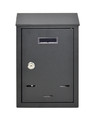 Basic Wall-Mount Letterbox, Anthracite, 300x200x65mm
