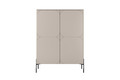 High Cabinet Sideboard Sonatia 120, cashmere