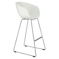 Bar Stool Shell, white