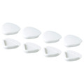 UNDVIKA Corner bumper, white, 8 pack