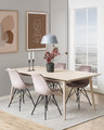 Chair Eris, velvet, blue