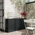SUNDSÖ Cabinet, anthracite outdoor/indoor, 60x35x86 cm