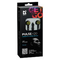 Defender Pulse 420 Wired In-Ear Headset, Black/Yellow