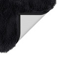 GoodHome Bath Mat Sedna 50 x 80 cm, black