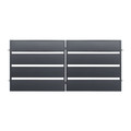 Polbram Gate Steel Group Leda 3.5 x 1.58 m, galvanized, anthracite