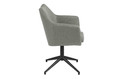 Swivel Armchair Nora, grey