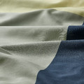 BRUNKRISSLA Pillowcase, green/multicolour, 50x60 cm