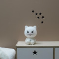 Night Lamp Cat USB LED, white