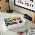 KUGGIS Insert with 5 compartments, white