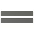 VOXTORP Drawer front, dark grey, 60x10 cm