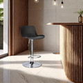 Bar Stool Inge, black/chrome