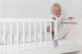Baby Dan Wooden Bed Guard, white