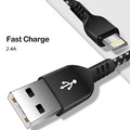 MacLean Cable USB 2m Fast Charge MCE481, black