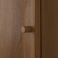 OXBERG Door, brown walnut effect, 40x97 cm