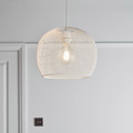 GoodHome Pendant Lamp Osiglia E27, white