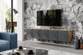 Wall-Mounted TV Cabinet Asha 200 cm, artisan/rivier stone mat