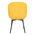 Upholstered Chair Cloe, yellow