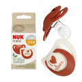 NUK Soother Pacifier For Nature 2pcs 0-6m, pink