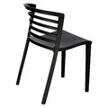 Chair Muna, in-/outdoor, black