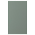 NICKEBO Front for dishwasher, matt grey-green, 45x80 cm