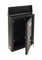 Basic Wall-Mount Letterbox, Black, 300x230x85mm