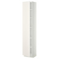 METOD High cabinet with shelves, white/Veddinge white, 40x37x200 cm