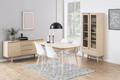 Chair Eris, PP/faux leather, 1pc, white/white