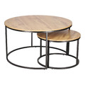 Set of 2 Coffee Tables Ruth, acacia wood