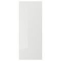 RINGHULT Door, high-gloss light grey, 40x100 cm