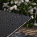 SUNDSÖ Table, anthracite outdoor, 65x65 cm
