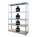 Shelving Unit Metalkas 179 x 120 x 40 cm 5 Shelves 200 kg galvanised