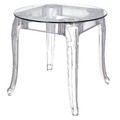 Table Ghost 80cm, transparent